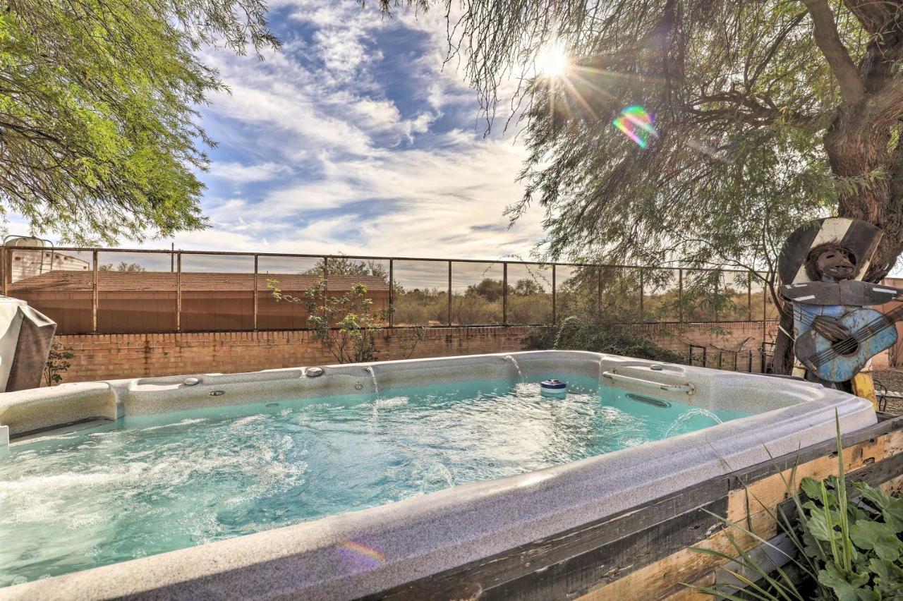 Pet-Friendly Tucson Casita Shared Hot Tub And Porch Villa Bagian luar foto